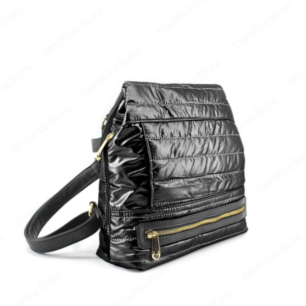 BOLSO MOCHILA DE PLUMAS.